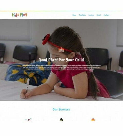Play School - HTML Template