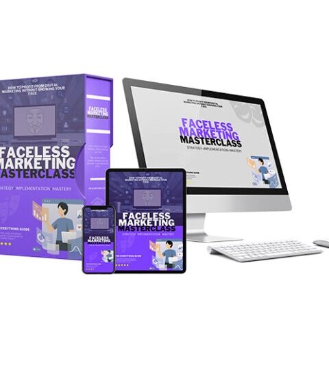 Faceless Marketing Masterclass - eBook with Resell Rights