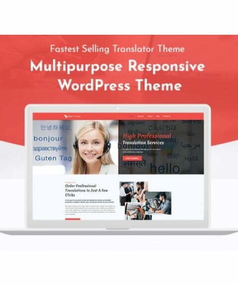 Translation Agency - WordPress Theme