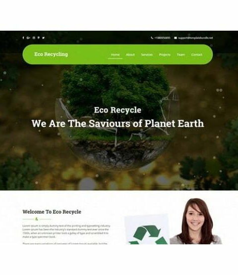 Eco Recycling - HTML Template