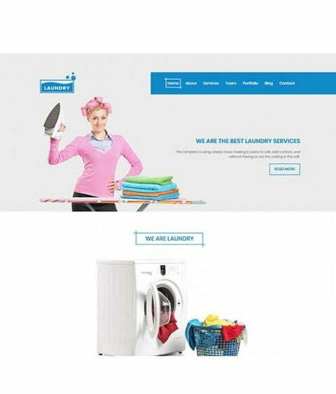 Laundry - HTML Template