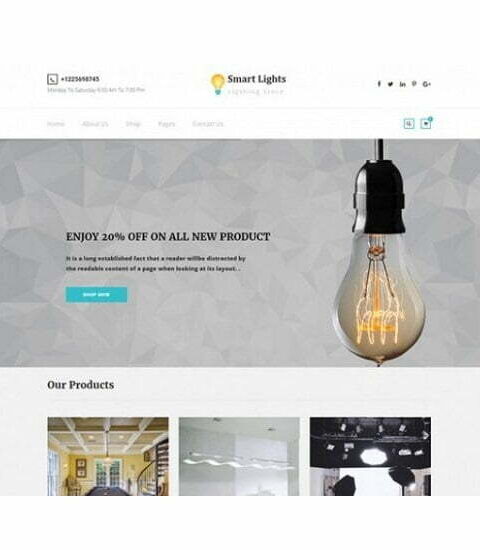 Lighting Store - HTML Template