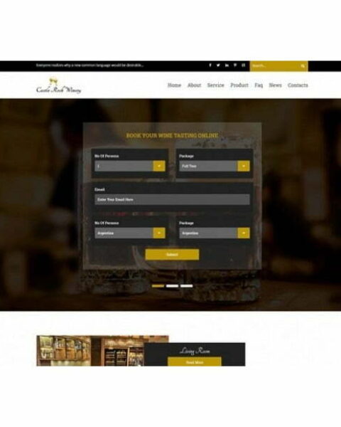 Luxury Wine - HTML Template