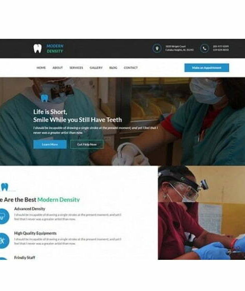 Modern Dentistry - HTML Template