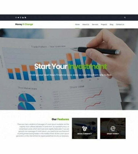 Money Exchange - HTML Template