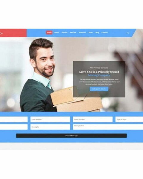 Movers and Packers - HTML Template