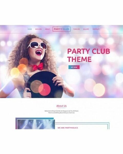 Party Club - HTML Template