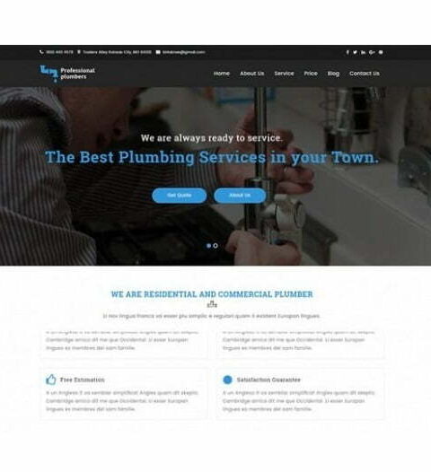 Plumber - HTML Template