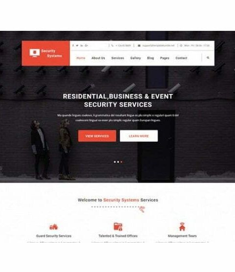 Security Services - HTML Template